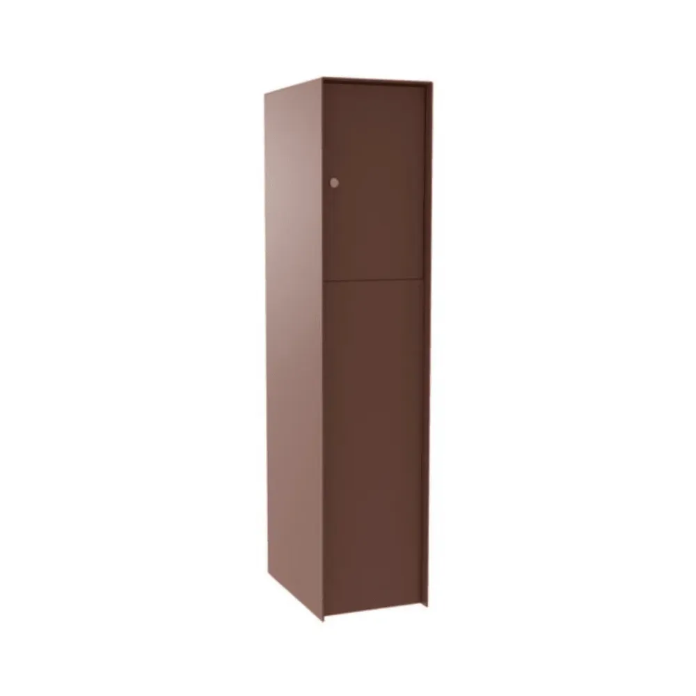 Boîte aux lettres eSafe Fenix Front Parcel aspect acier Corten