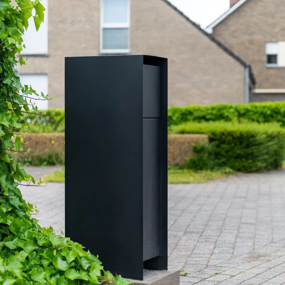 Boîte aux lettres pour colis Geroba Pakun en acier avec revêtement en zinc