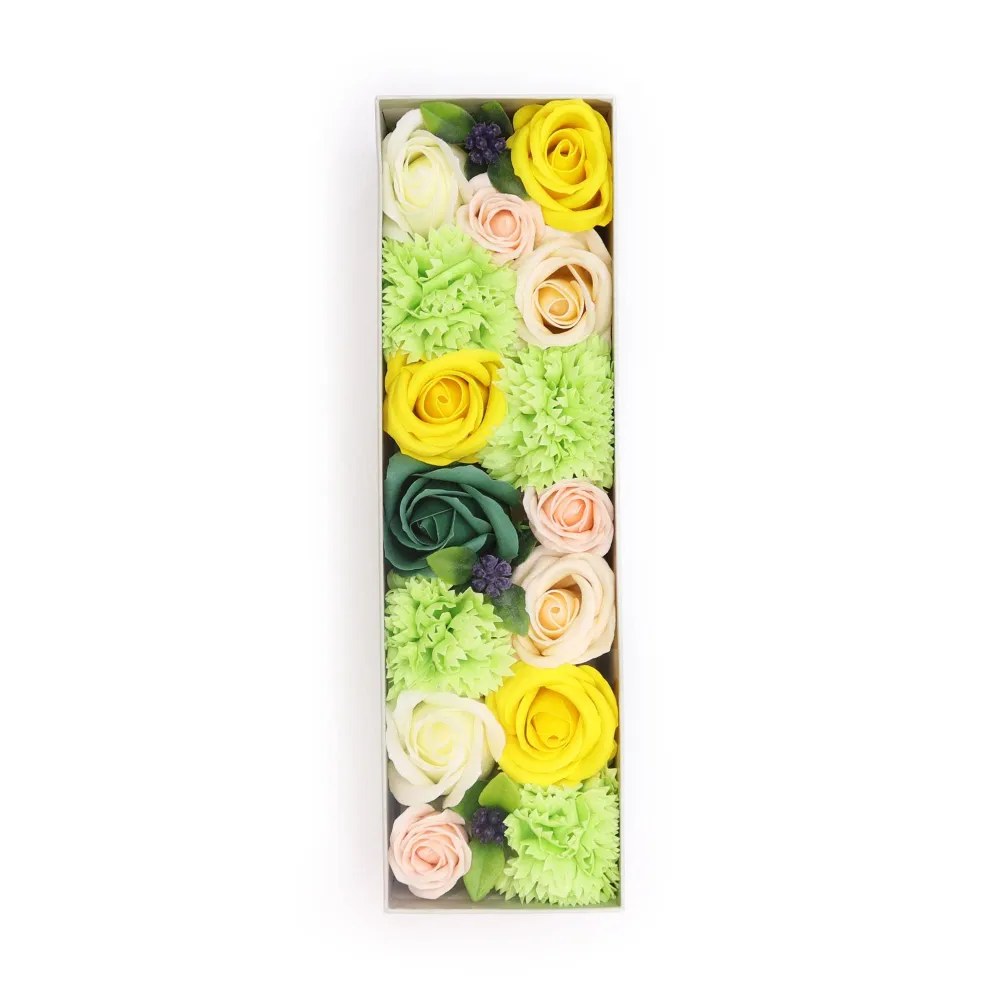 Boîte longue - Fêtes de printemps - Jaune et vert