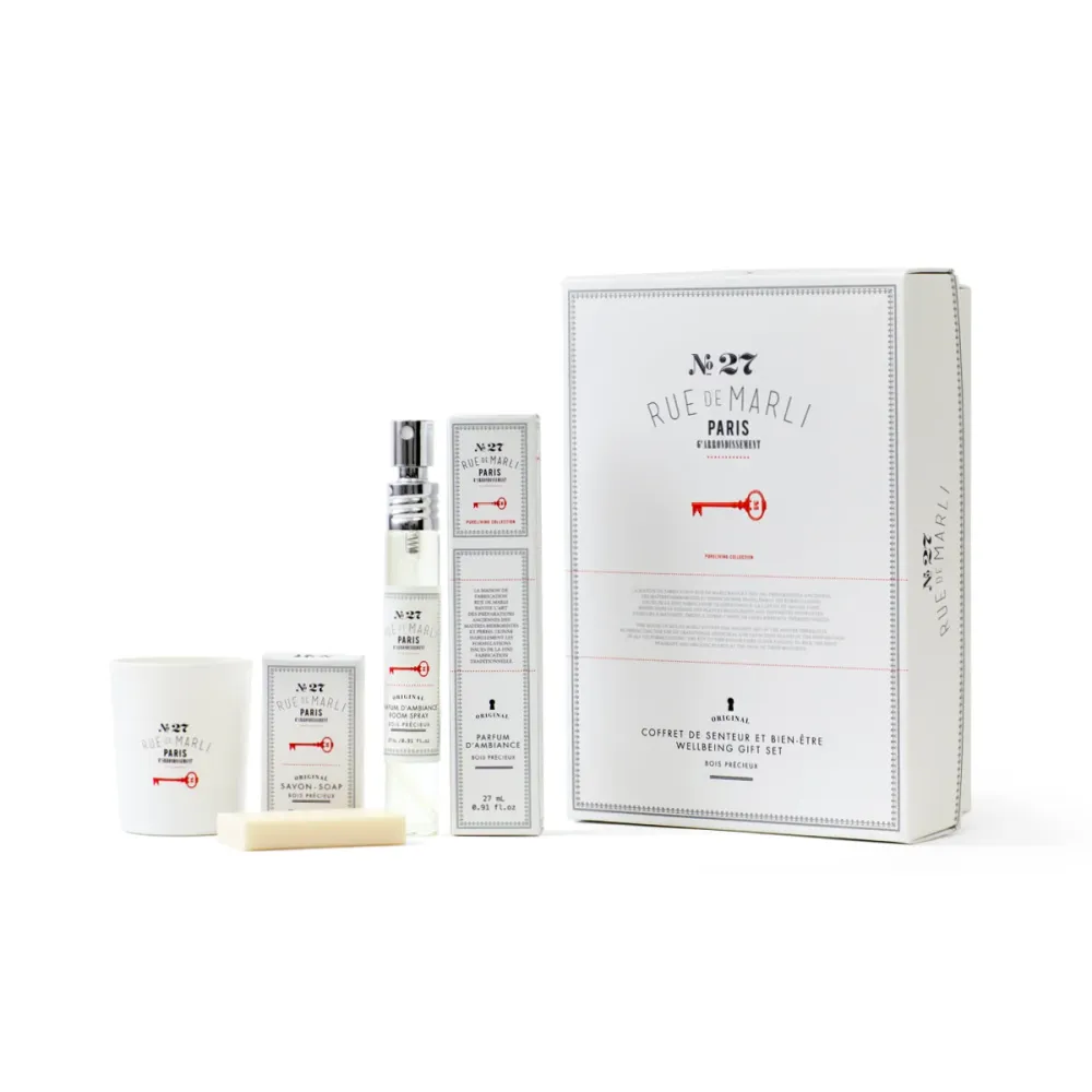 Boîte à parfum en bois précieux RUE DE MARLI