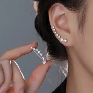 Boucles d'oreilles diamant sept étoiles (Benin)