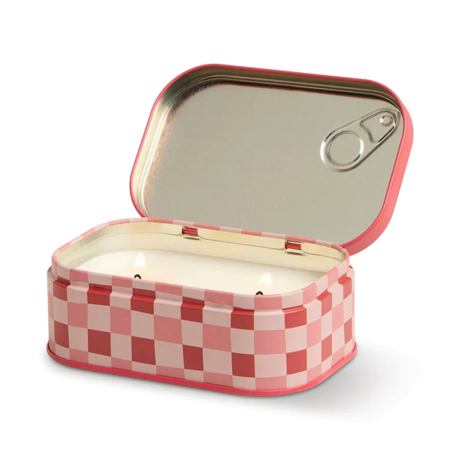 Bougie boîte de conserve cerises