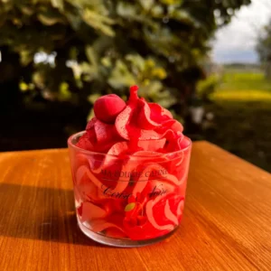 Bougie chantilly parfum CERISE NOIRE