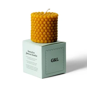 Bougie en cire d'abeille Salmbär