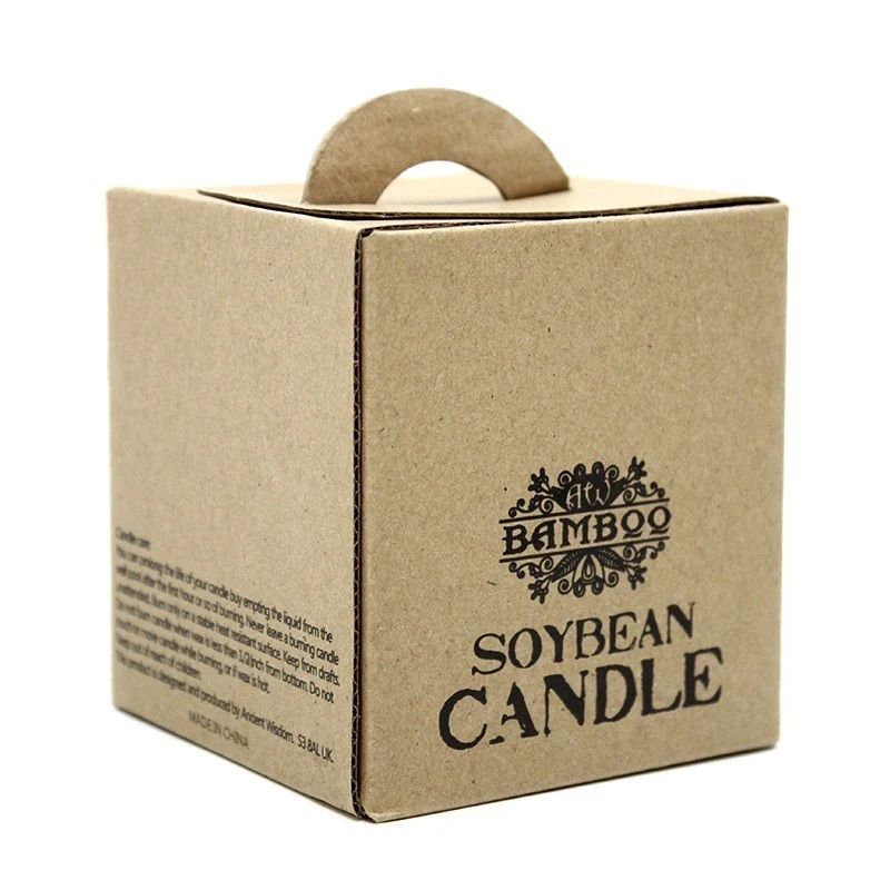 Bougie à la cire de soja parfumée à la pêche - 350 ml