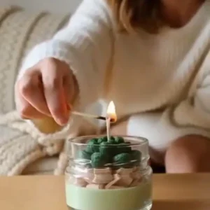 La bougie gourmande mini délice - Cactus du désert Bougie d'Ève