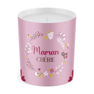 Bougie 3 mèches Maman chérie