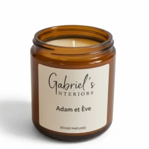Bougie Parfumée Adam & Ève 200g Cire Soja Artisanale 40h