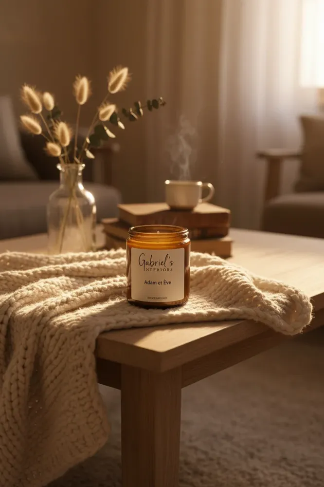 Bougie Parfumée Adam & Ève 200g Cire Soja Artisanale 40h