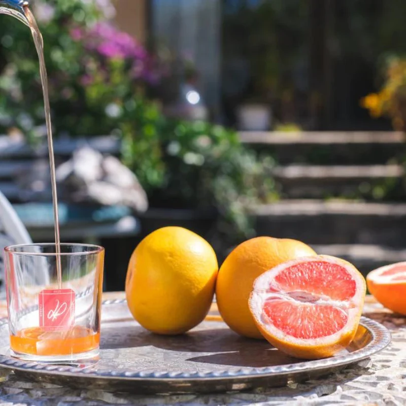 Bougie parfumée "Autour d'un thé pamplemousse"