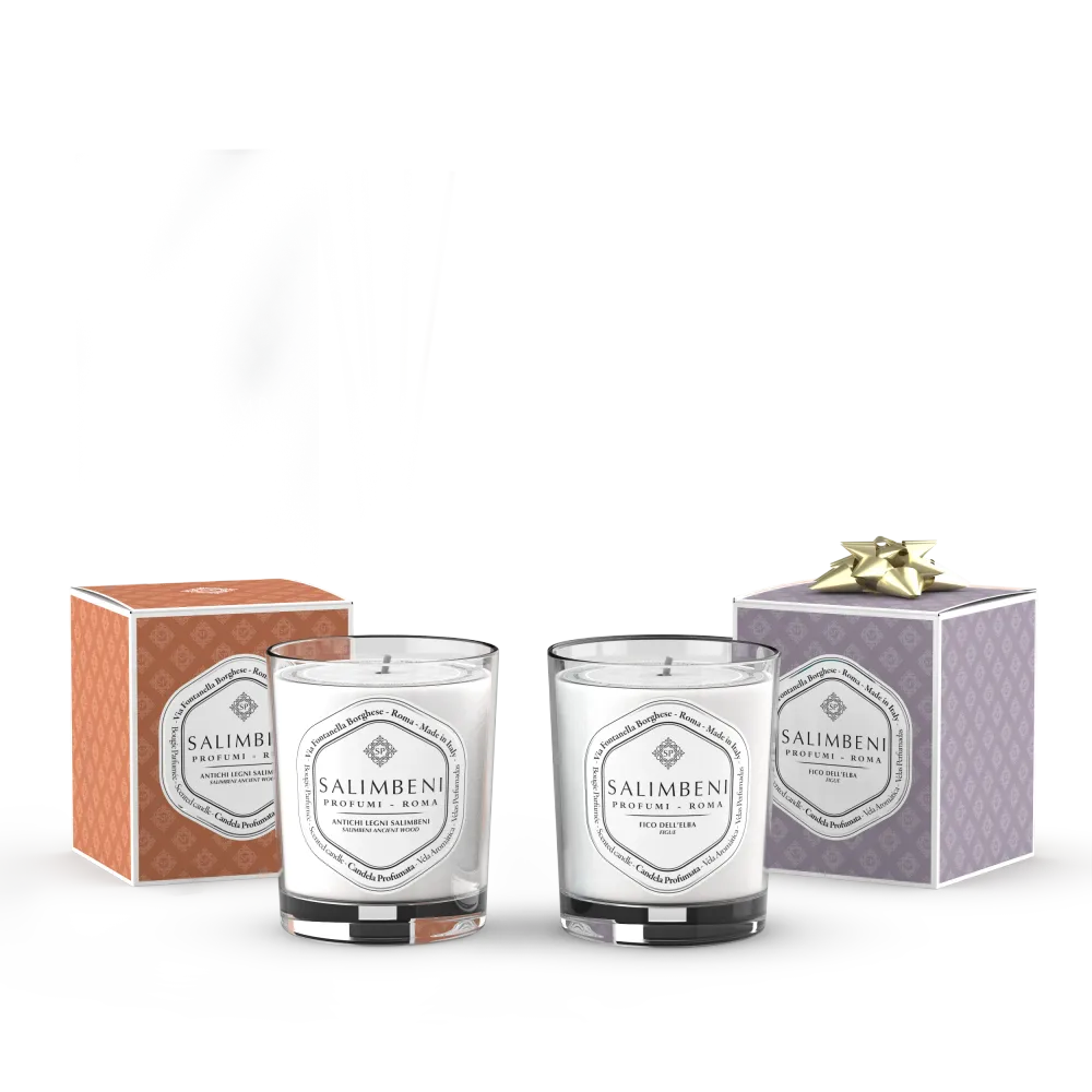 Bougie Parfumée Bois Anciens Salimbeni + Bougie Parfumée Figuier de l'Elbe en ESSAI GRATUIT