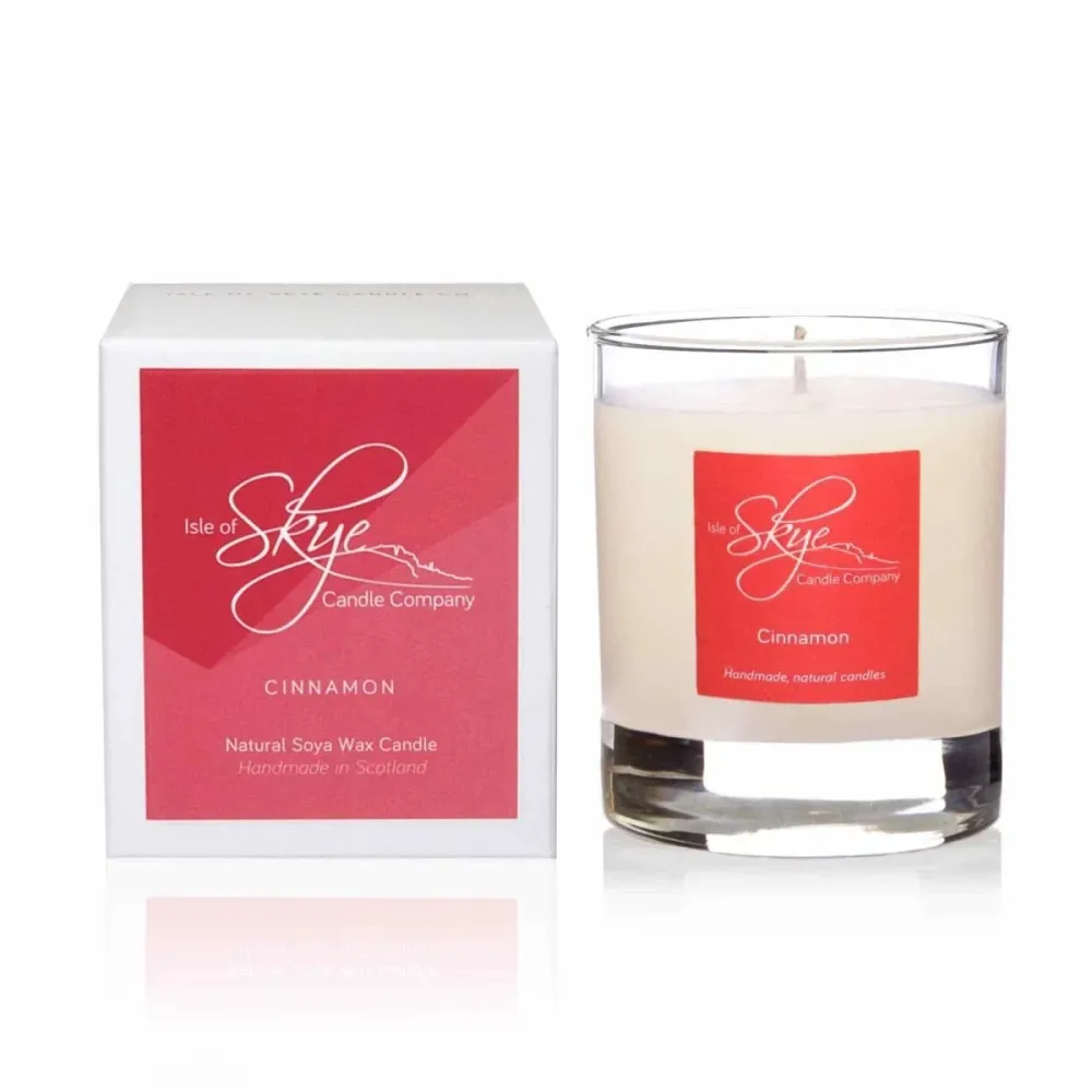 Bougie parfumée Cannelle Small - 30 heures - Cire de soja - Isle Skye Candle