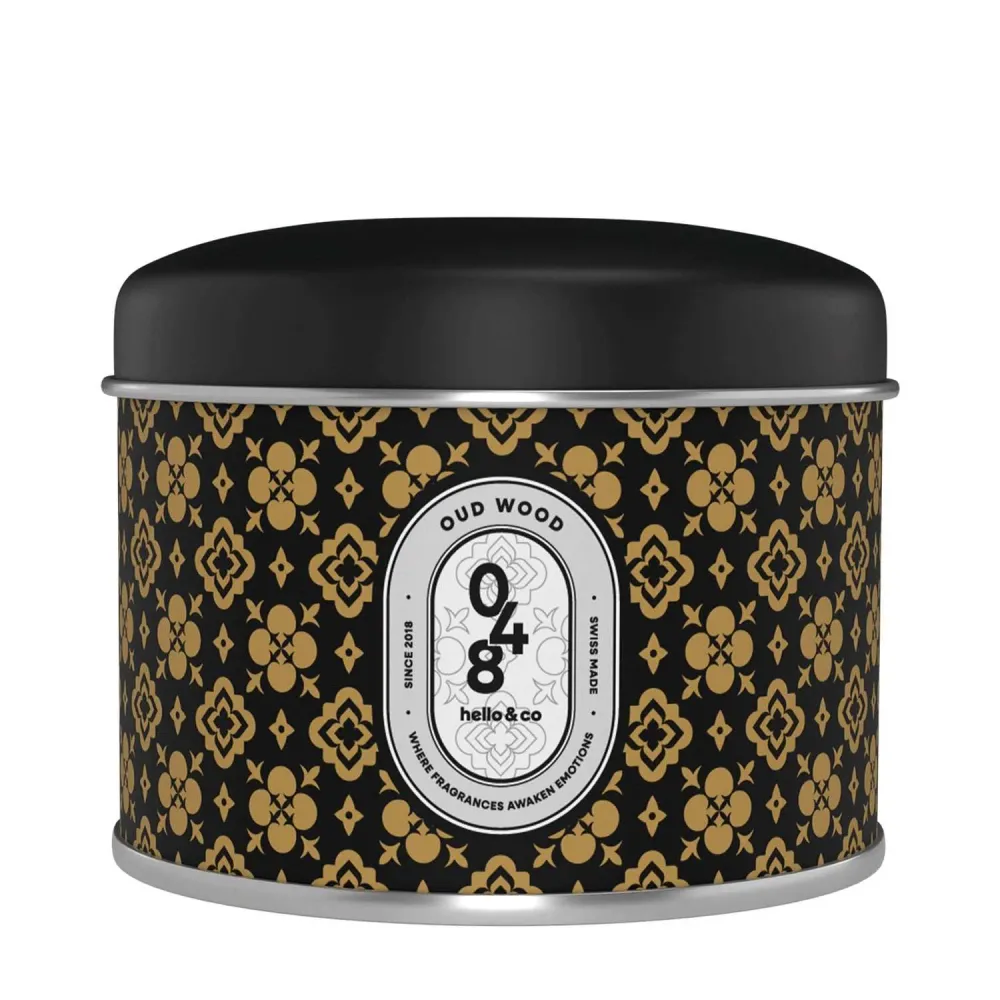Bougie parfumée au oud - Hello Candle