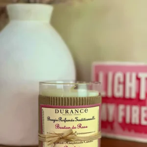 Bougie Traditionnelle Durance – Rose – 180 g