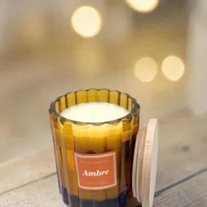 Bougie végétale parfumée - Ambre