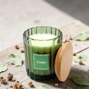 Bougie végétale parfumée - Cèdre