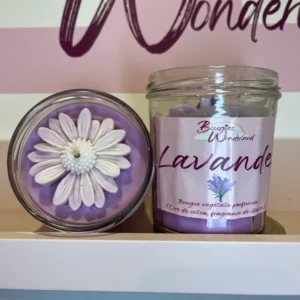 Bougie senteur Lavande Bougies Wonderland