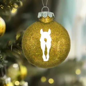 Boule de Noël dorée