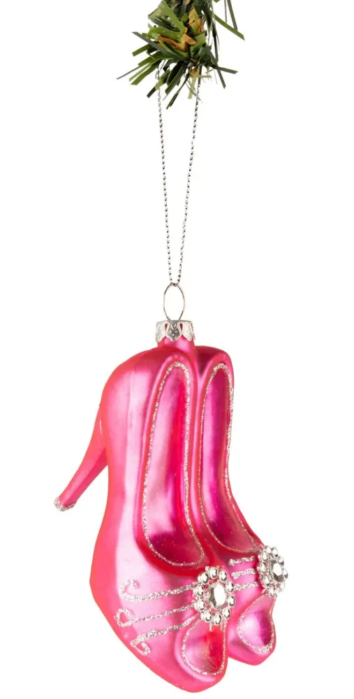 Boule de Noël Nordic Light - à talons - Hakken - en verre - 11 cm