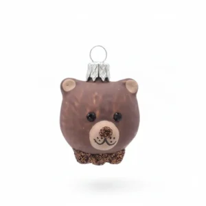 Boule de Noël Tête Ours Brun