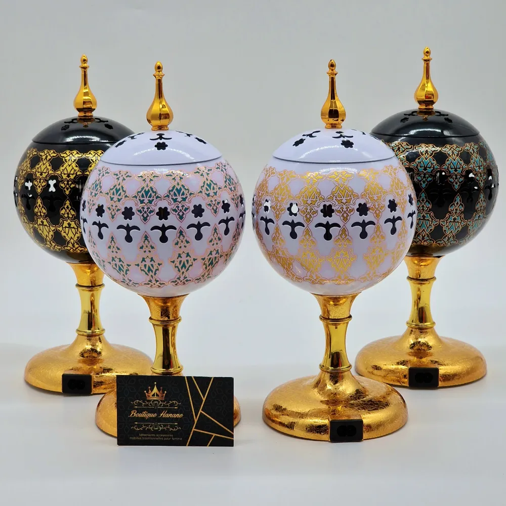 Brûleur d’Encens Électrique / Electric Incense Burner White Boutique Hanane
