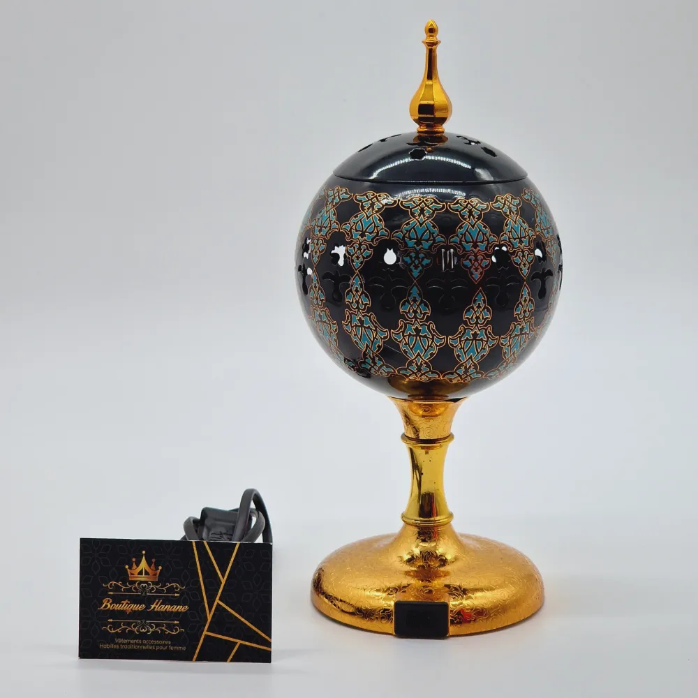 Brûleur d’Encens Électrique / Electric Incense Burner White Boutique Hanane