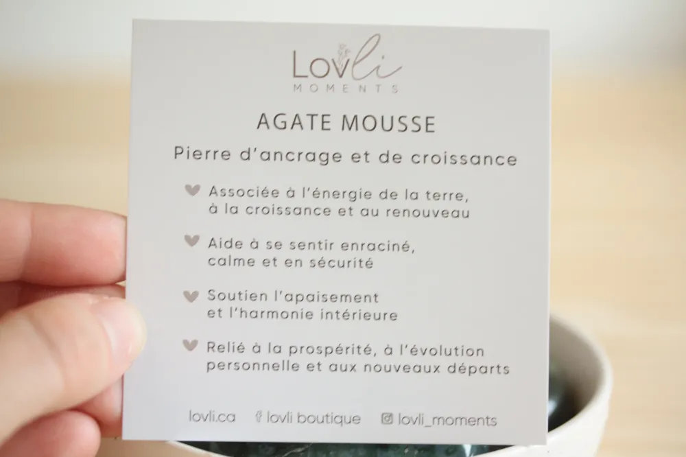 Agate mousse Boutique Lovli