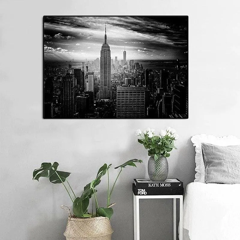 Tableau Vintage New York Noir Et Blanc Boutique New York