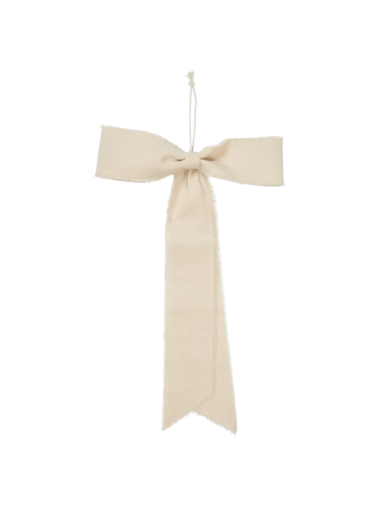 Bow Decoration - Large - Natural