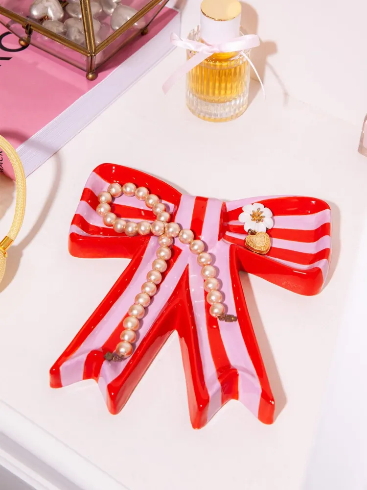 Bow Trinket Tray - vide poche noeud