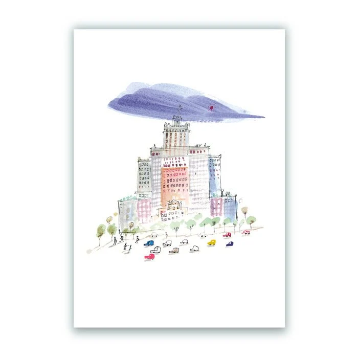 Bâtiment Espagne Giclée Print