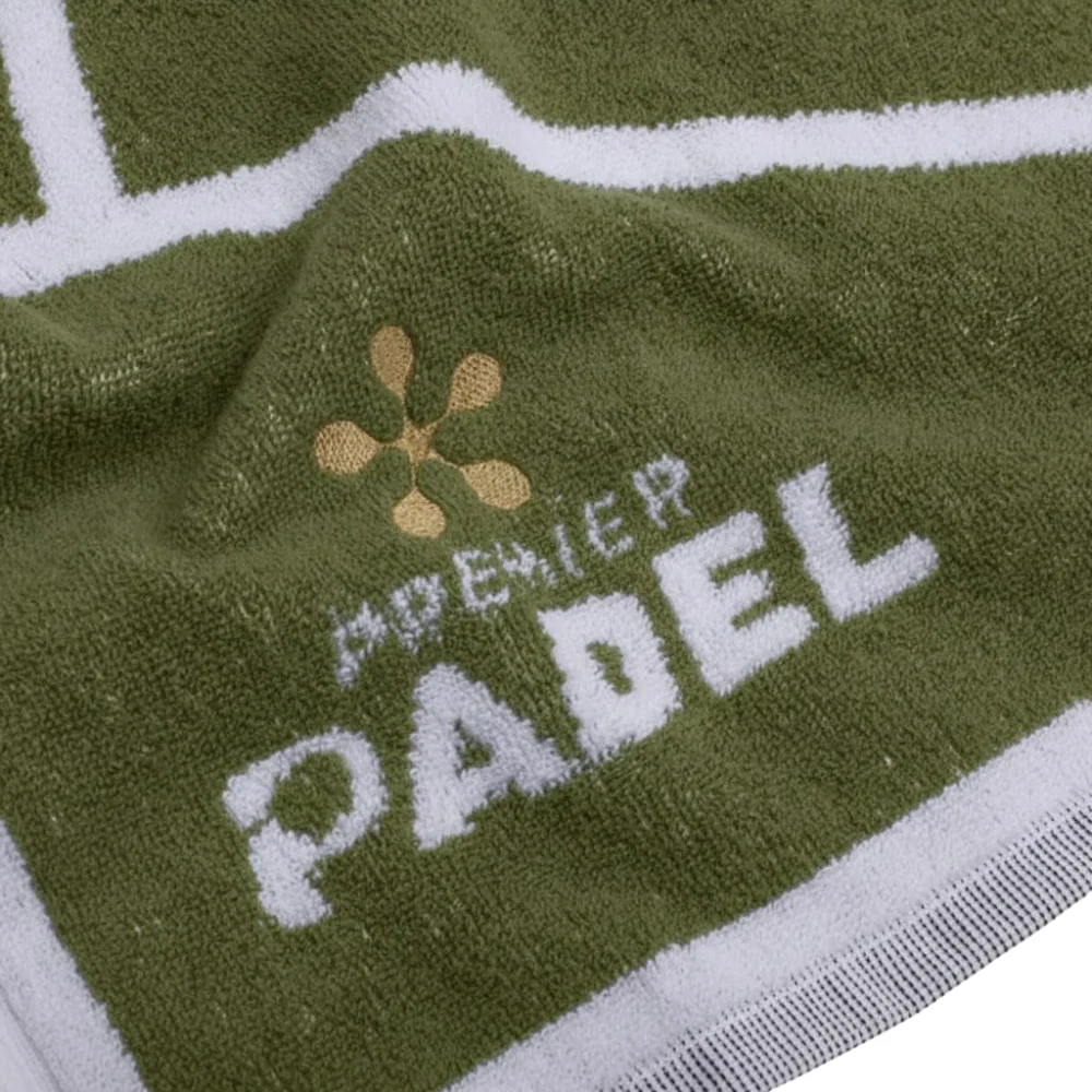 Serviette Bullpadel Premier Padel 150x90cm Vert/Blanc