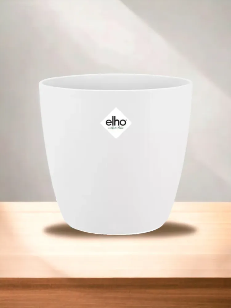 Cache-pot ELHO Bruxelle rond 25cm blanc