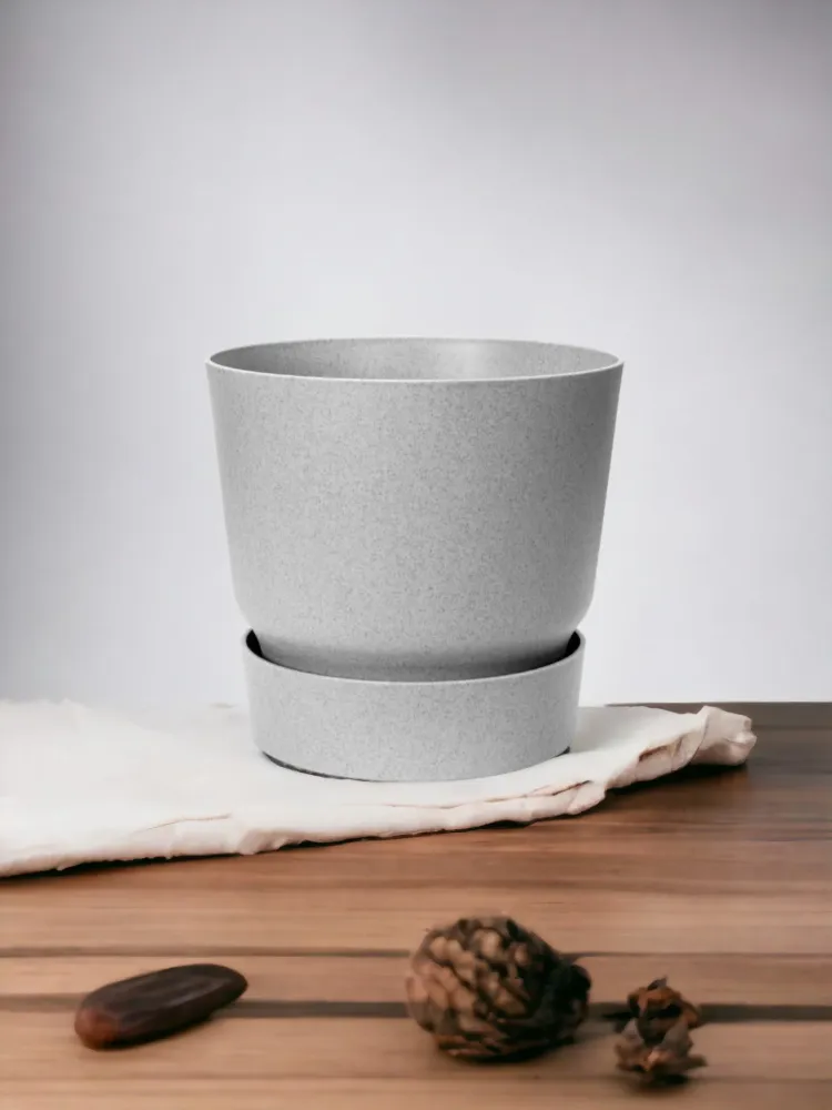Cache-Pot Elho Greeville Gris - D24 x H23