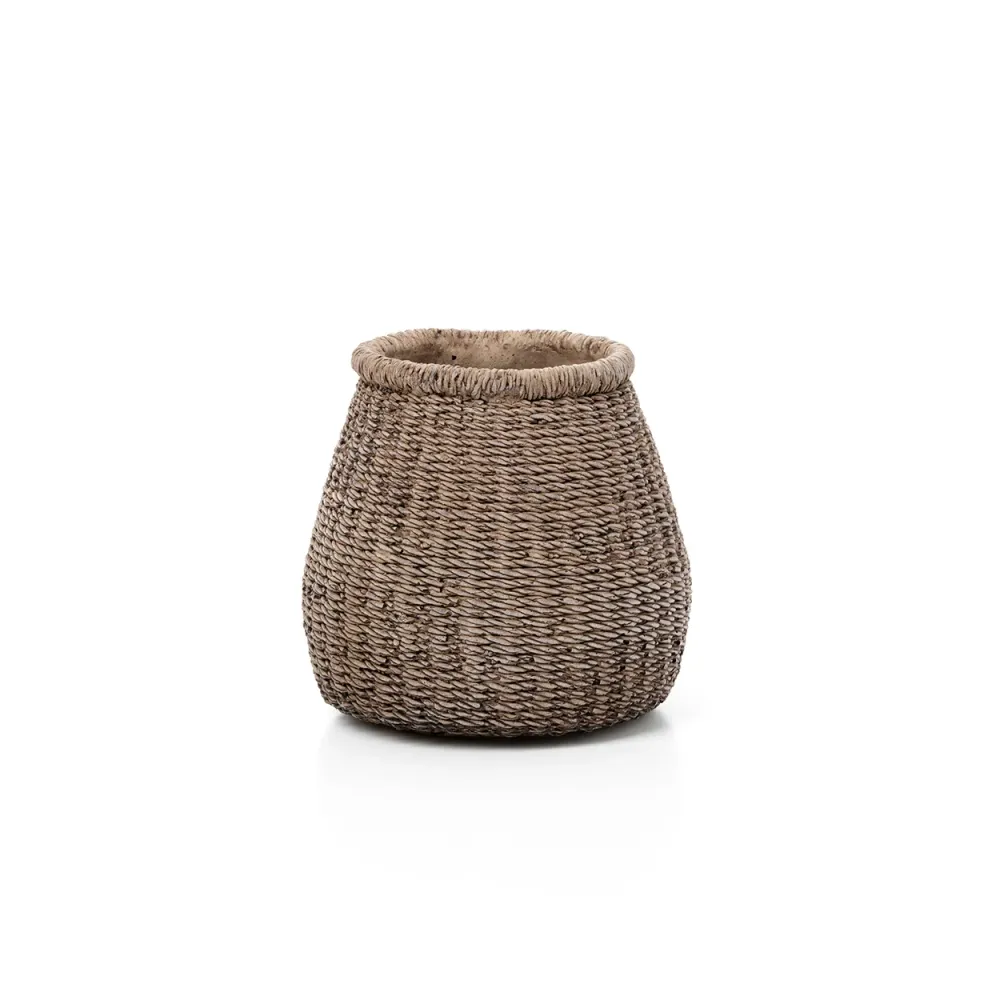 Le Cache-Pot Faux-Puff - Marron - M
