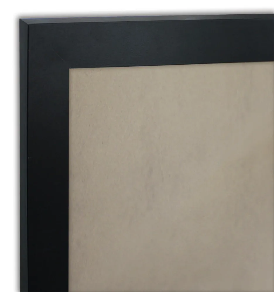 Cadre affiche 50 x 150 cm décor bois noir
