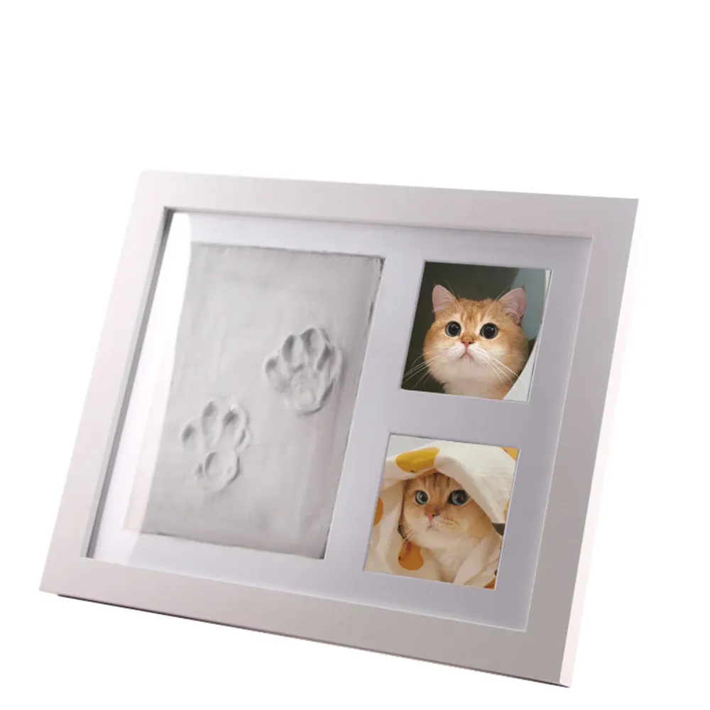 Cadre photo 28x22.8x1.8cm cadre photo enfants argile cadre photo diy argileux empreintes de mains pieds mains et de pieds...