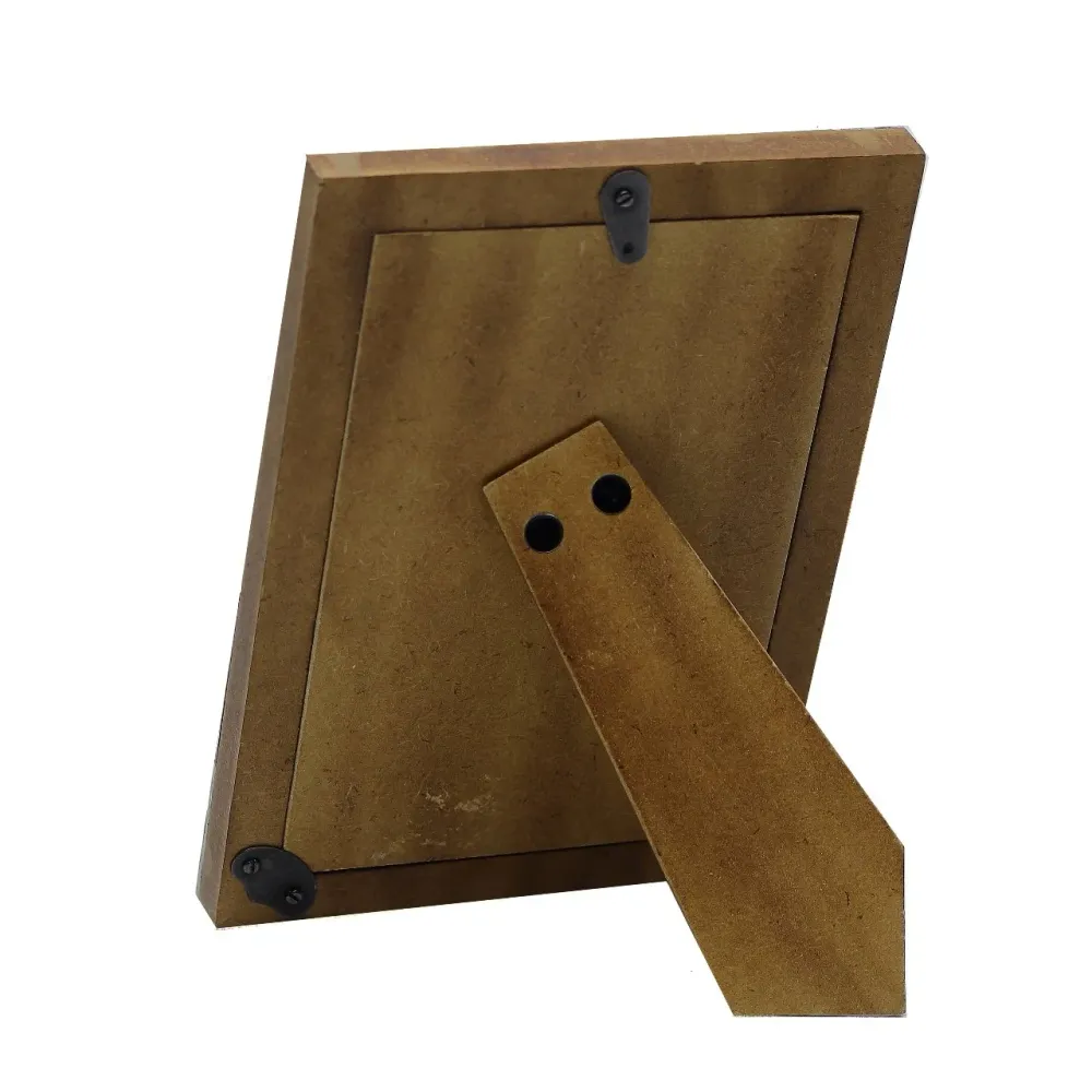 Cadre photo 5 x 7 en bois de manguier