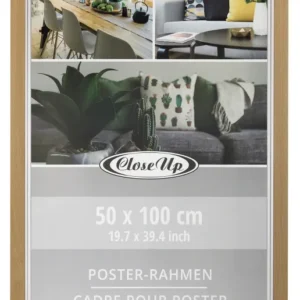Cadre pour affiche 50 x 100 cm en hêtre clair