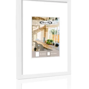 Cadre pour affiche, cadre photo 20 x 30 cm blanc