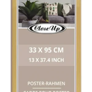 Cadre pour affiche 33 x 95 cm en hêtre clair