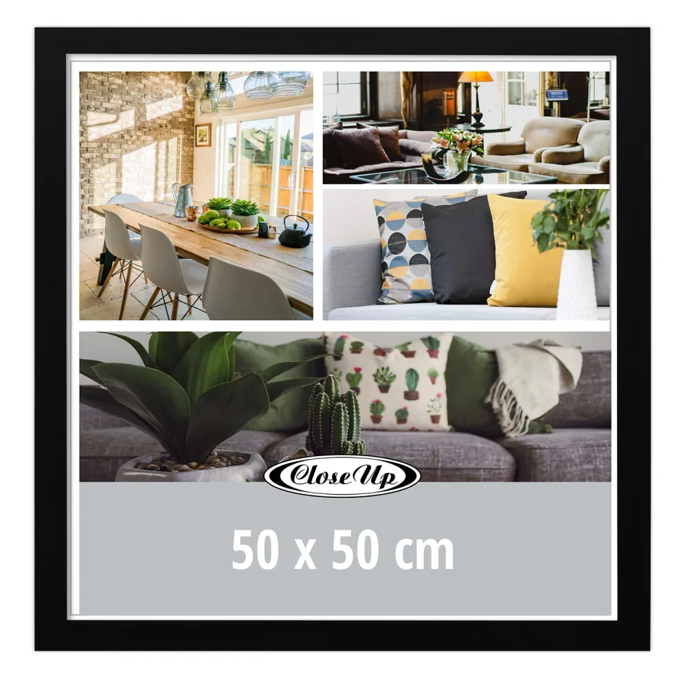 Cadre pour affiche 50 x 50 cm noir