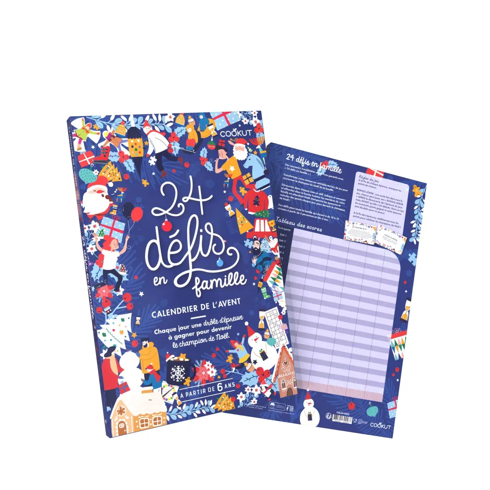 Calendrier de l'Avent - Défis en famille