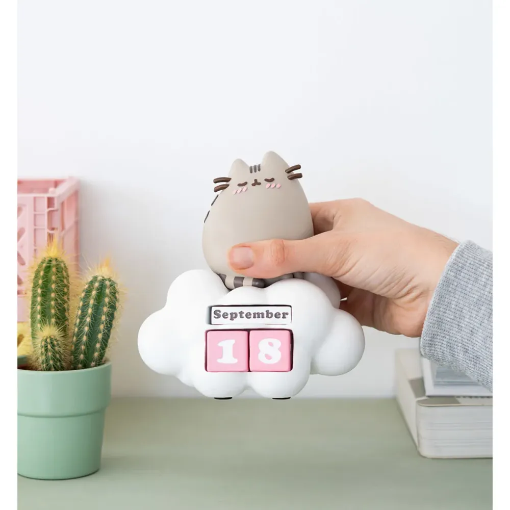 Calendrier perpétuel 3D Pusheen le chat Purrfect Love