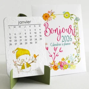 Calendrier à planter - Bonjour 2026