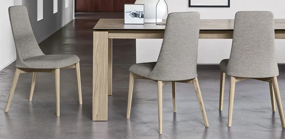 Chaise Calligaris - Etoile (Pieds en Bois) CS1423