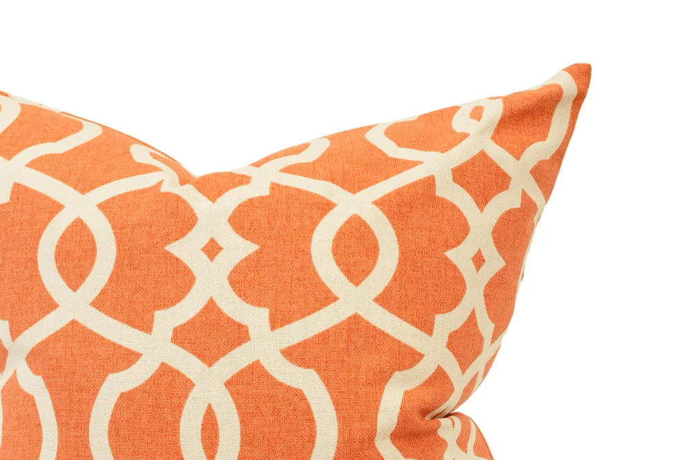 Housse de coussin motif mandarine Canadian Down & Feather Company