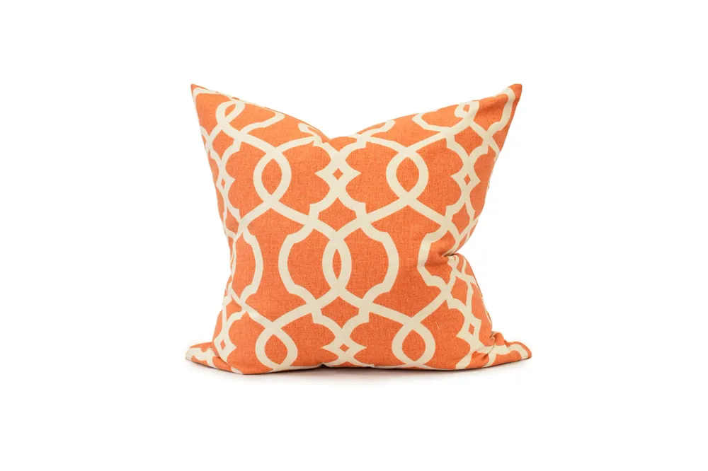 Housse de coussin motif mandarine Canadian Down & Feather Company