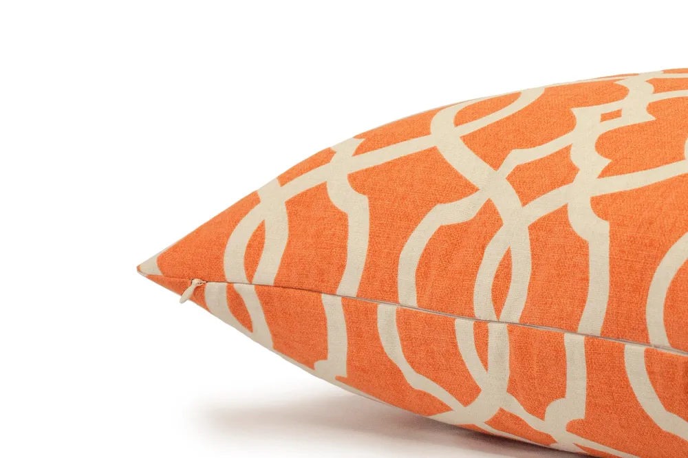 Housse de coussin motif mandarine Canadian Down & Feather Company