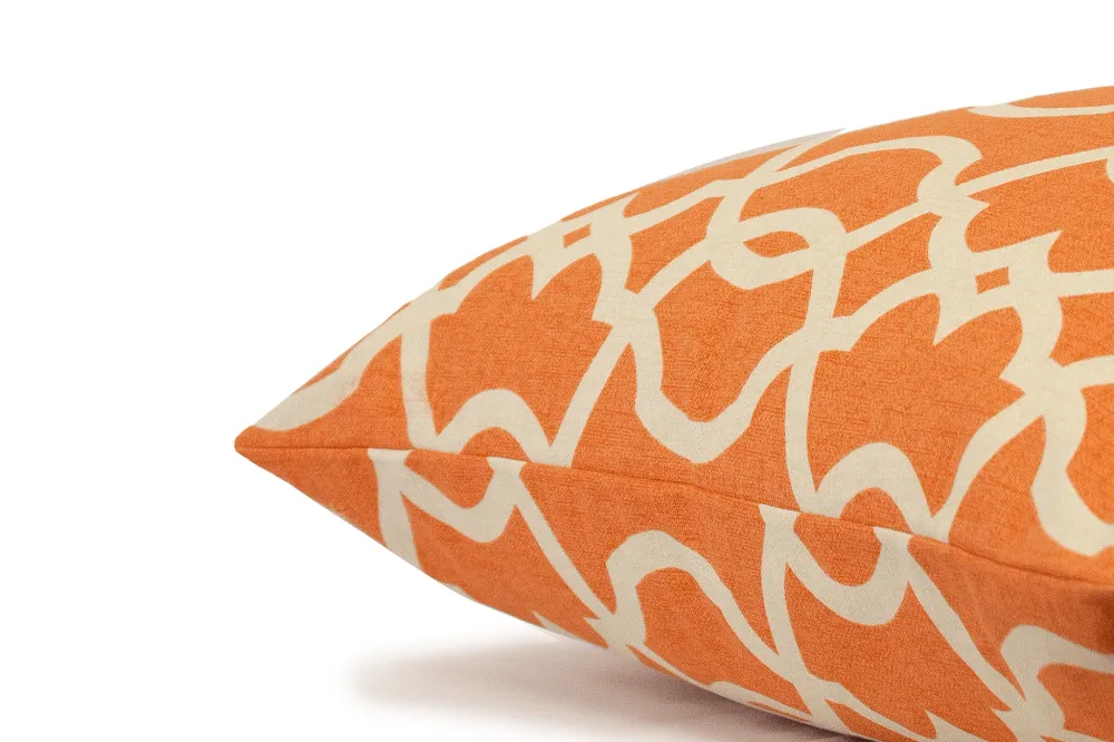 Housse de coussin motif mandarine Canadian Down & Feather Company